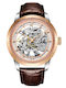 Pagani Design Ceas Barbatesc 43mm Automat cu Curea din Piele Aurie
