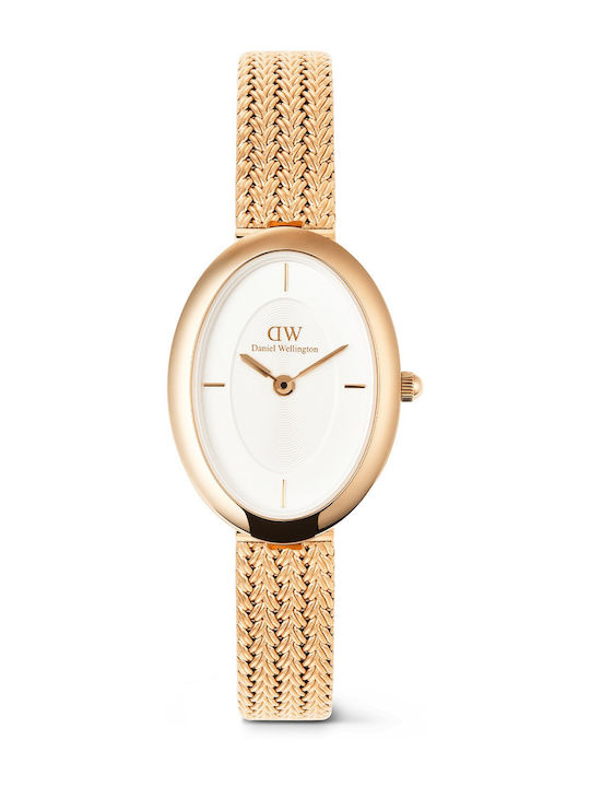 Daniel Wellington Juliette Ceas De Damă Cu Baterie Cu Brățară Metalică Rose Gold
