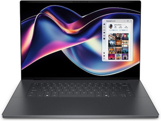 Dell XPS 16 DA16260 16" OLED Touchscreen 120Hz (Ultra X7-358H/32GB/1TB SSD/W11 Pro) Graphite (International English Keyboard)