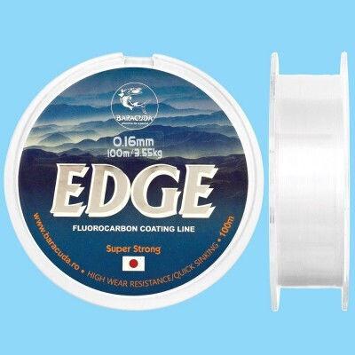 Nylon Monofilament Baracuda Edge 100 M Coated Fluorocarbon Invisible In Water