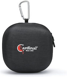 Cardinal Μαξιλαράκι Ταξιδίου Memory Foam Παιδικό με Θήκη Μεταφοράς Μαύρο