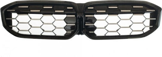 BMW 3 G20 G21 2019 Front Grille LCI Diamond Black Without Camera Hole