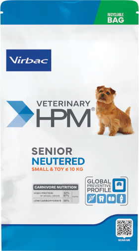 Virbac & Toy 3kg Dry Food for Elderly Neutered Small Breed Dogs