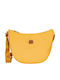 Leather Women's Shoulder Bag Yellow