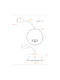 Eurolamp Arte Illumina Classic Wall Lamp with Integrated LED and Warm White Light Black 15x45.8cm