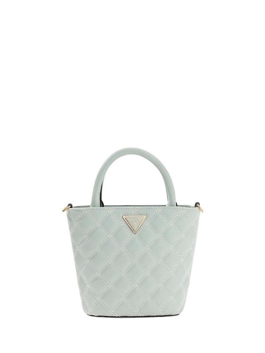 Guess Giully Ii Women's Tote Handbag Green