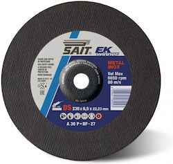 Sait Δισκος Λειανσης Σιδηρου Inox A30p Bf-27 Ek Winner Ds 125x6