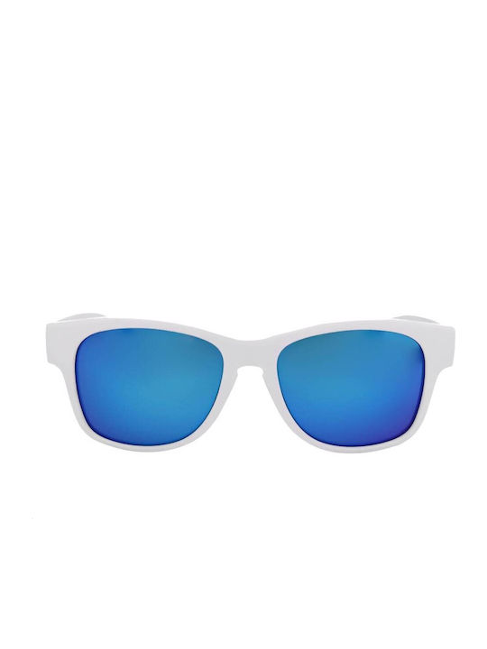 Smith Holiday Holiday Unisex Sunglasses With White Frame And Blue Lens