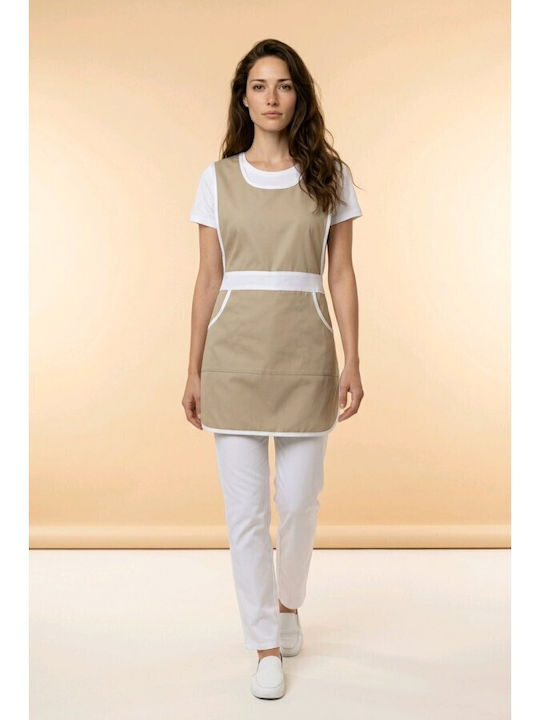 All Collections Doppel-Schürze Smaraki W506 Beige