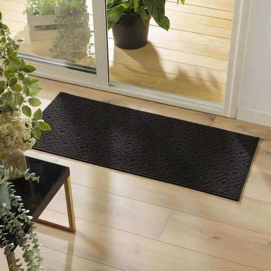 L-c Losi Αντιολισθητικό Χαλί Ορθογώνιο Black 50x120cm