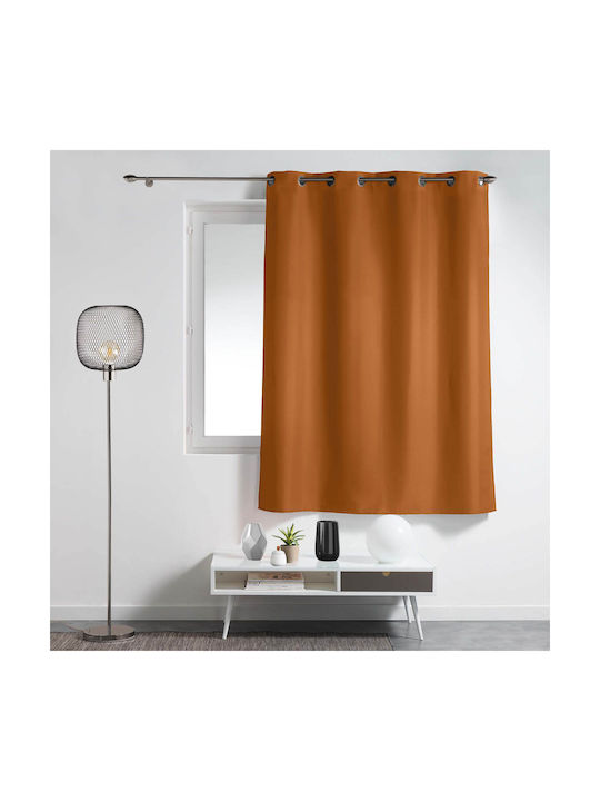 Window Curtain with Grommets Essentiel Camel Br...