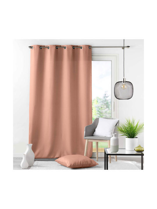 Κουρτίνα με Τρουκς Essentiel Blush 140x260εκ.