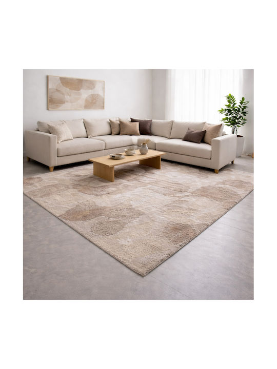 Shaggy Geometric Χαλί Ορθογώνιο Beige-vizon 160x220cm