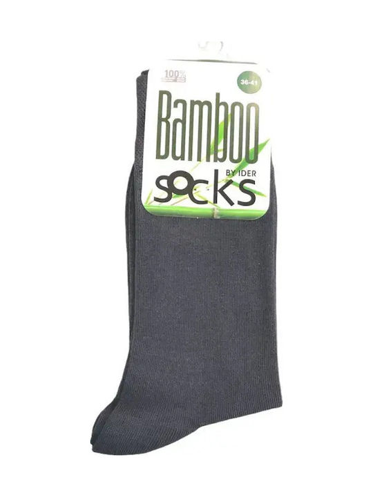 IDER Bamboo Κάλτσες Μαύρες