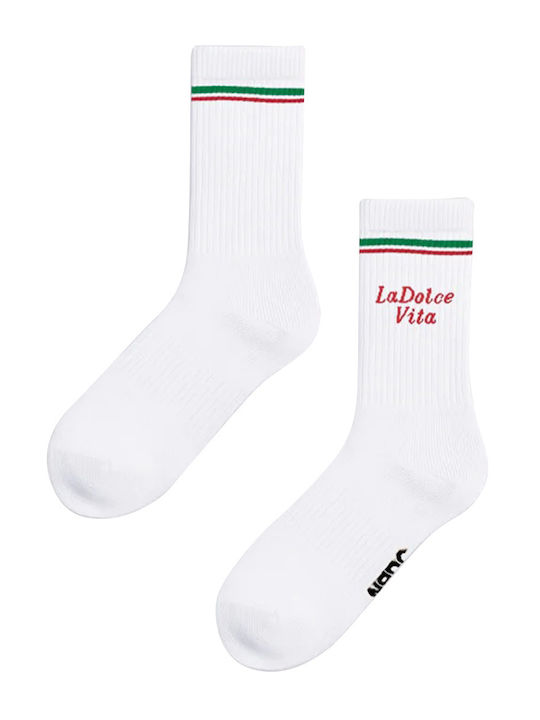 Club Κάλτσες White/red/green