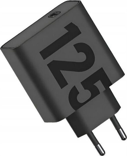 Motorola Charger with Built-in Cable with USB-C Port 125W Power Delivery Black (MC-1259)