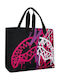 Fabric Women's Tote Handbag Black
