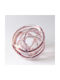 Decorative Glass Knot Pink Designs 10x10x10cm