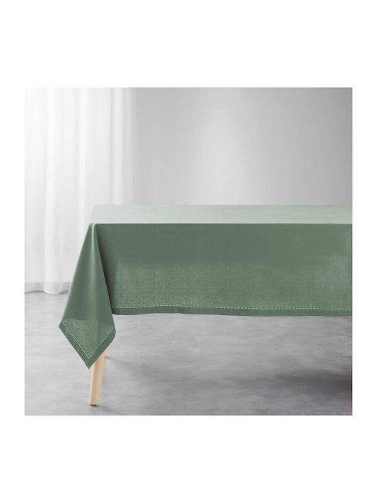 Cotton Tablecloth L-c Charline Cedre 140x240cm