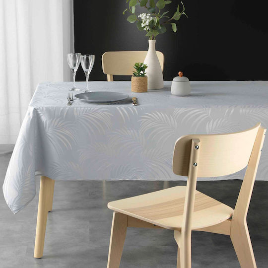 Spitishop Fleckabweisendes Tischtuch L-c Plumette Grau 140x240cm
