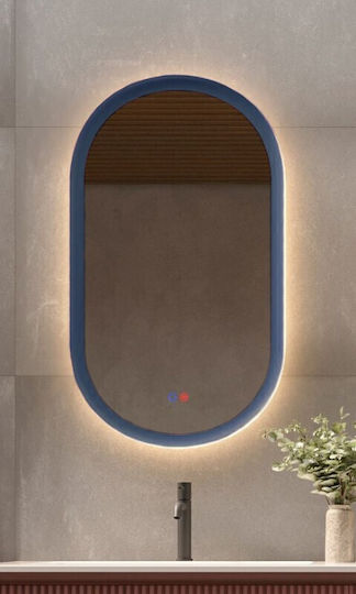 Imex Milano Καθρέπτης Led Αφής από Μέταλλο 50x90cm Imex Milano Καθρέπτης Led Αφής από Μέταλλο 50x90cm
