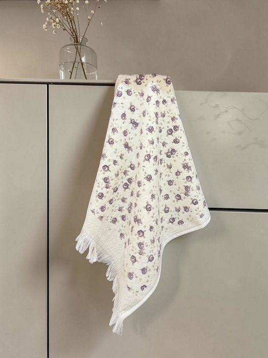 Linea Home Rosa Ποτηρόπανο σε Ροζ Χρώμα 40x60cm