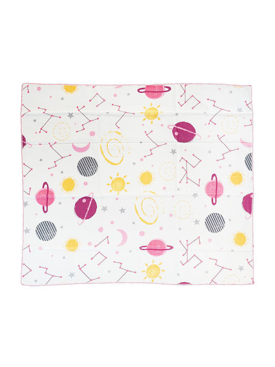 AZ Space Pink Dreams Swaddle Blanket Multicolour 90x80cm
