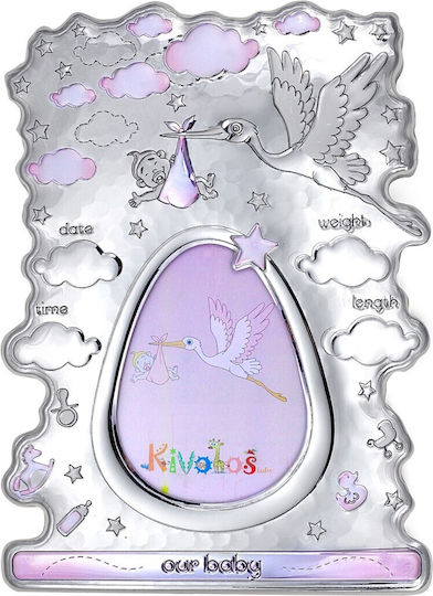 Slevori Kinder Bilderrahmen in Silber Farbe