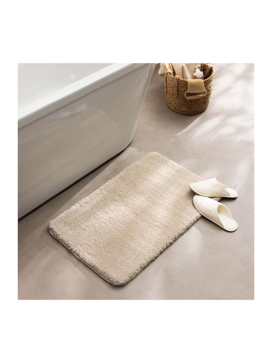 Non-Slip Bath Mat L-c Mael 1802332 Sable 50x80cm