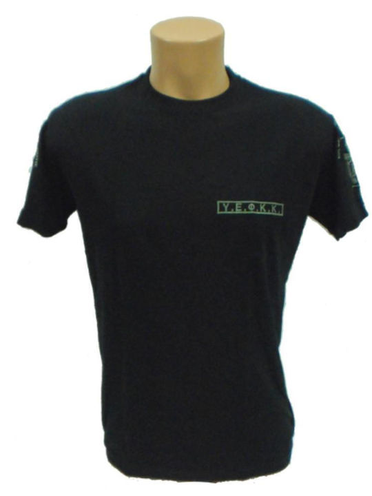T-Shirt Yefkk Low Visibility Black