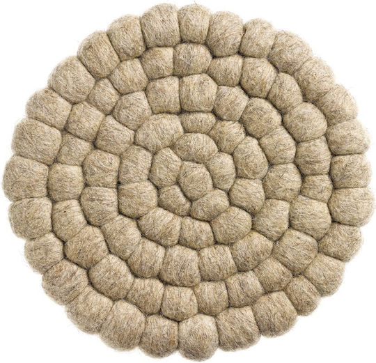 Winkler Brian Round Beige Placemats 20cm Winkler Brian Round Beige Placemats 20cm