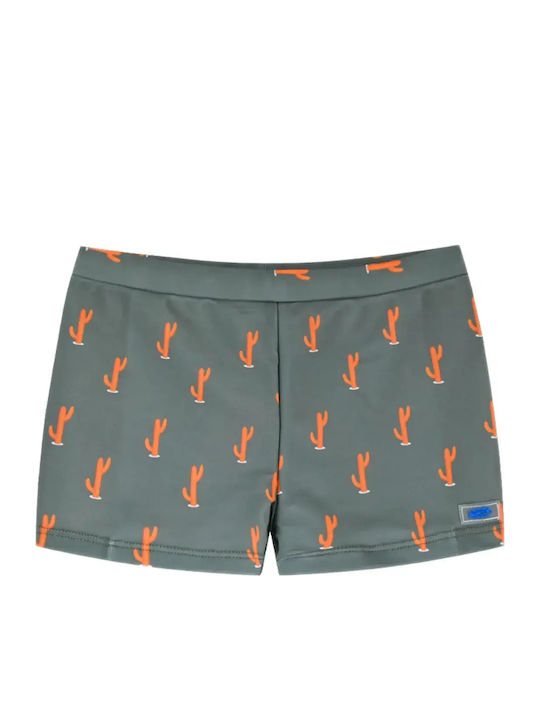 Energiers Cacti Kids Swimwear Swim Shorts Khaki-Orange