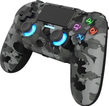 Dragonshock Mizar+ Ασύρματο Gamepad για PS4 Grey Camo