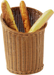 Polyrattan Brotkorb zum Servieren Packungen F32x42cm C-06065v