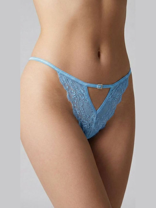 Γυναικείο String με Δαντέλα Lilac