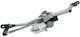 Front Wischer-Gestänge Fabia II Roomster+Motor 5J1955113A 5J1955605B