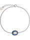 Prince Silvero Women's Riviera Silver Bracelet with Zircon 15cm