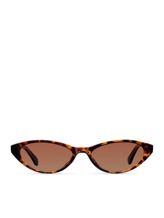 Meller Tigris Unisex Sunglasses with Brown Fram...