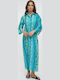 Ble Resort Collection Women's Blue Green Beach Top