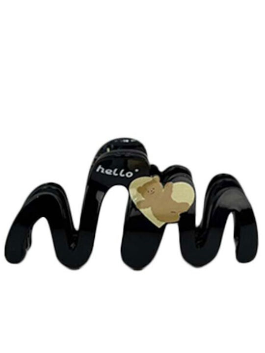 Kids Hair Clasp Heart In Beige Color