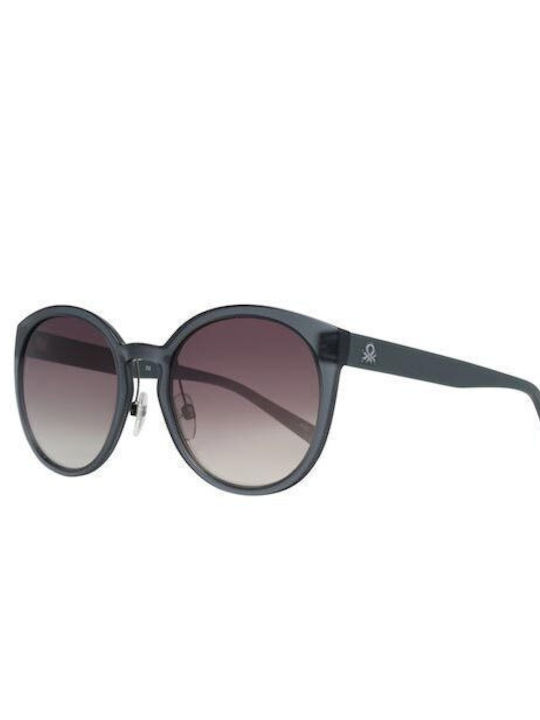 Benetton Unisex Sunglasses with Gray Horn-Rimme...