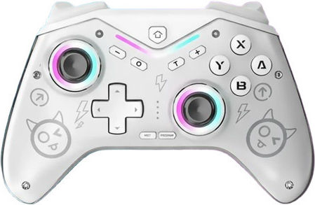 Deep Explorer Ασύρματο Gamepad για Switch / Switch 2 Spark White