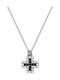 Verorama Kreuz aus Silber mit Kette