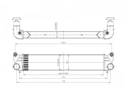 Интеркулер Fiat Sedici 06 13620-79j50 Интеркулер Fiat Sedici 06 13620-79j50