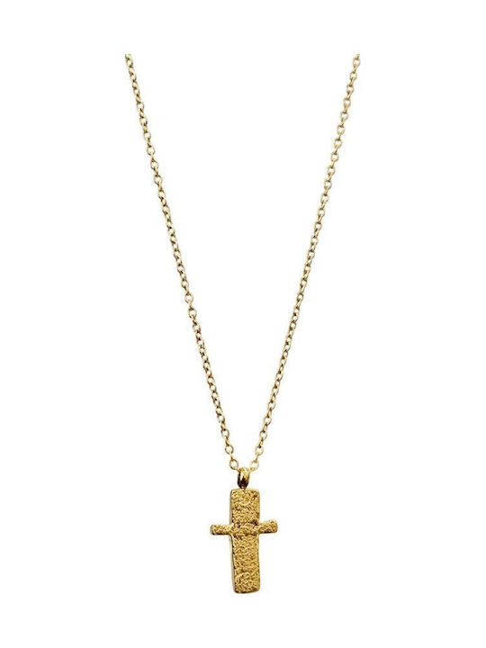Damenkreuz aus Stahl Ohne Kette