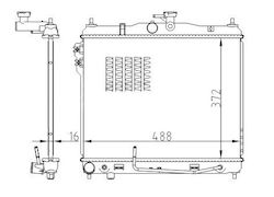 Ψυγείο Getz 1.3 I 02 25310-1c150 Ψυγείο Getz 1.3 I 02 25310-1c150