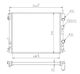 Radiator Motor Auto Renault Clio 1.9d 1998-2001 2140000qax