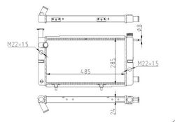 Ψυγείο Peugeot 205 1.0-1.1 83 1300.k7