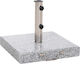 HomeMarkt Bază de Umbrelă Metalică Granit 48x48x37cm