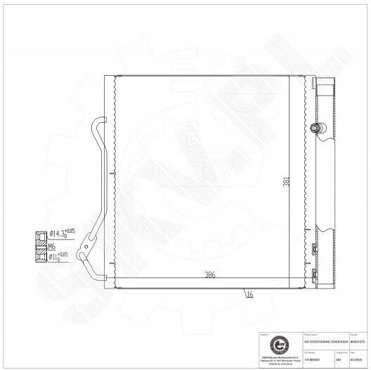 Smart Fortwo A/C-Trockner 13198v001